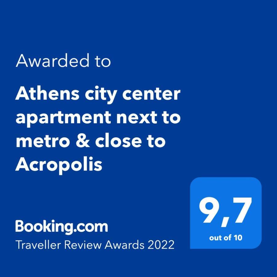 Athens City Center Apartment Next To Metro & Close To Acropolis Exterior foto